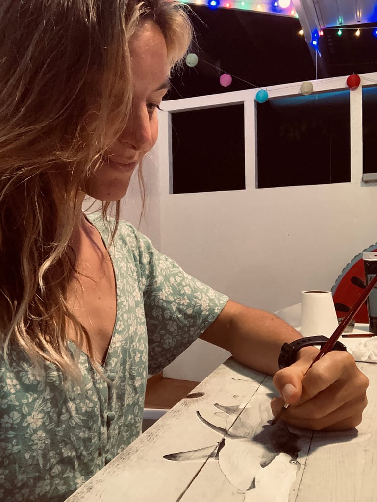 kristel chaton peintre rangiroa